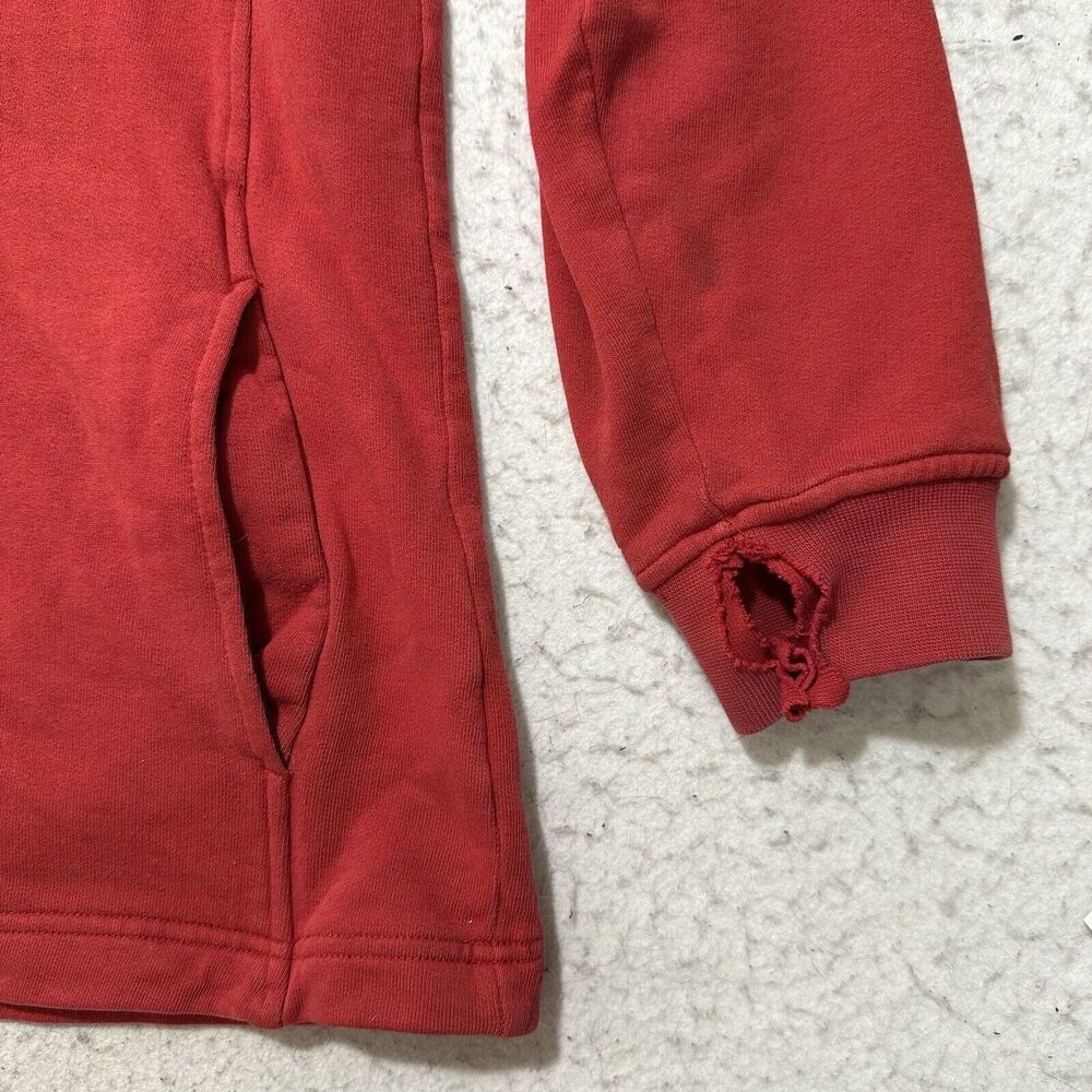 Vintage Nike Air Jordan Men's Large Pullover Red Hoodie Jumpman Logo Y2K Retro - Picture 5 of 14